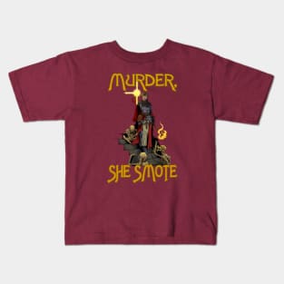 Murder, She Smote Kids T-Shirt